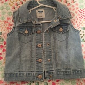 Old navy jean vest